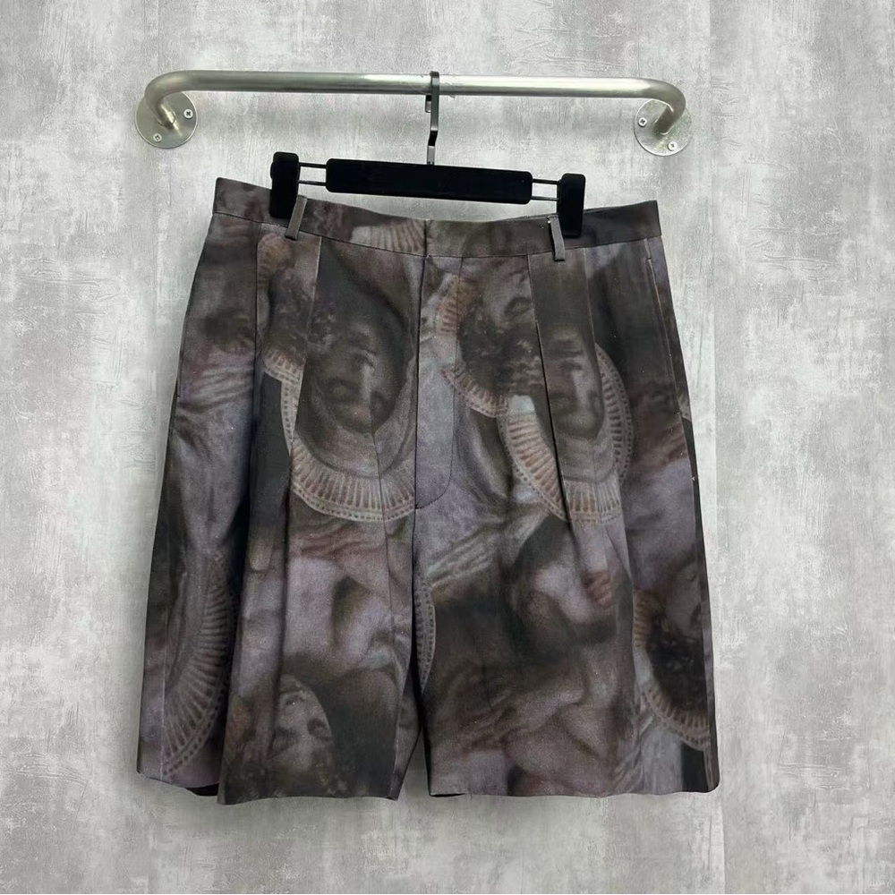 🚩steal authentic Givenchy Artistic Gray Men's Shorts